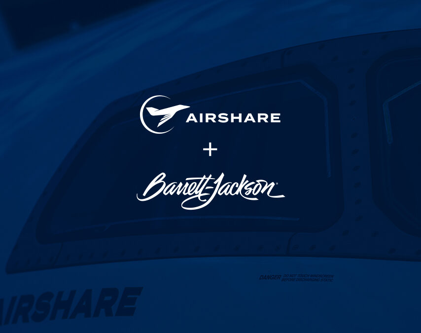 Barrett-Jackson Announces Airshare as Official Partner