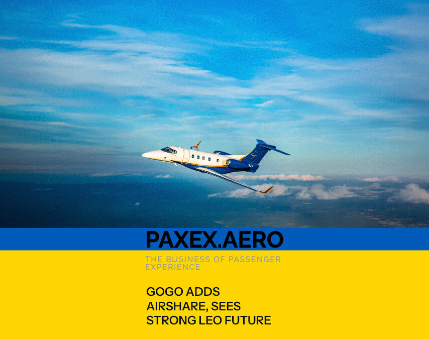 Gogo Adds Airshare, Sees Strong LEO Future