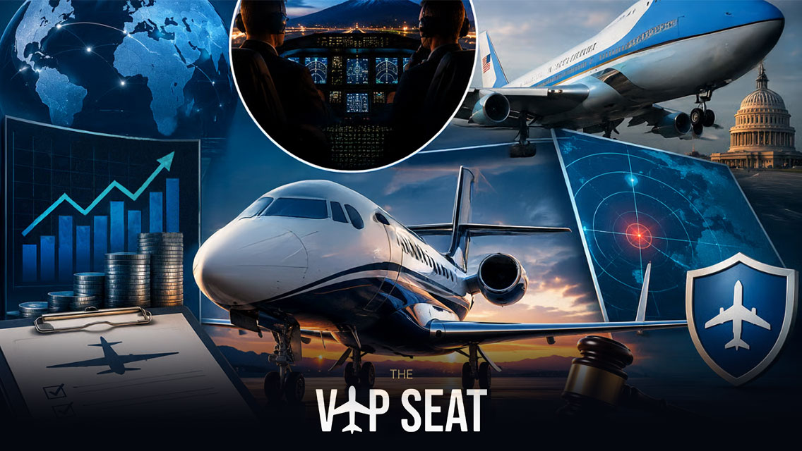 the VIP Seat podcast - Headline Reads: Air Force One Retires, NetJets Faces Tragedy & AirShare Goes Viral